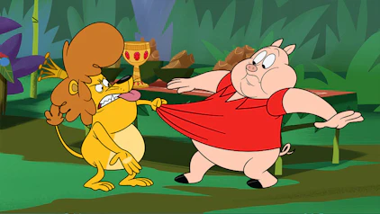 Die neue Looney Tunes Show Schweinchen Dick und Thes - Das Musical, 1. Teil / Schweinchen Dick und Thes - Das Musical, 2. Teil
