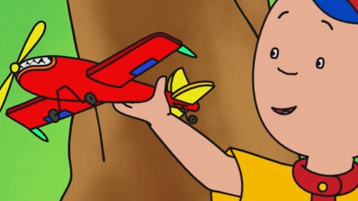Caillou Caillous Schatten / Caillou baut ein Flugzeug / Caillous Laubhaufen