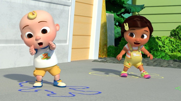 CoComelon Kopf, Schulter, Knie und Zehen