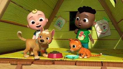 CoComelon Spiel vom Gegenteil