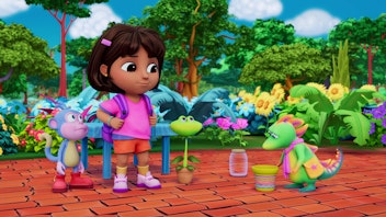 Dora Mampfi und die Wolkenblume