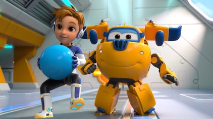 Super Wings Die steinernen Statuen