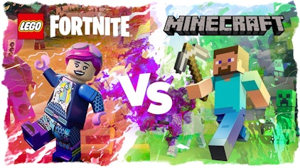 First Try Welches Game schmeckt besser? LEGO Fortnite VS Minecraft