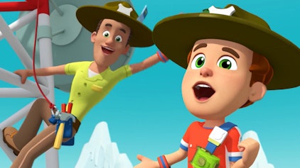 Ranger Rob Chippers Tier-Spaß-Park Stuntshow