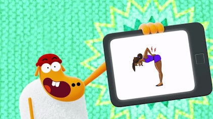 Karate Schaf Voll verspannt