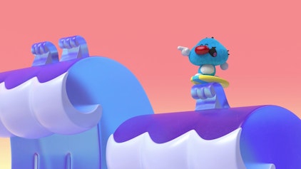 Oggy Oggy Freundin aus dem Meer