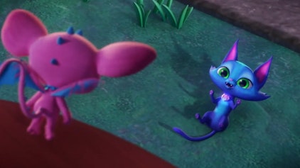 Die Supermonster - Monstertiere Katz und Maus bei Katya zu Haus