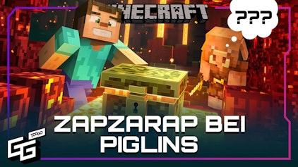 Minecraft Piglins beklauen ohne aufzufallen | Minecraft Folge 12