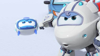 Super Wings Schwerer Schneesturm in Schweden