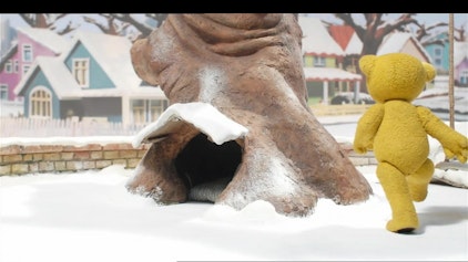 Benedikt, der Teddybär Ein Schneemonster