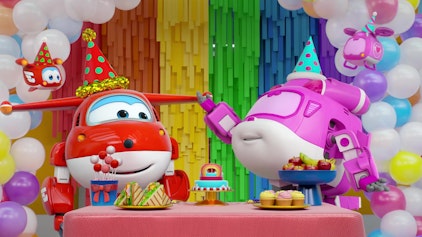 Super Wings Jett feiert Geburtstag