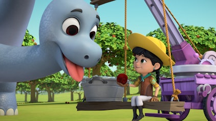 Dino Ranch Schatten unterm Apfelbaum