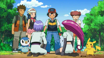 Pokémon: DP Sieger der Sinnoh-Liga Mauzi im Liebesrausch!