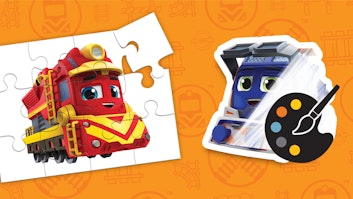 Mighty Express Puzzeln und Malen mit Mighty Express