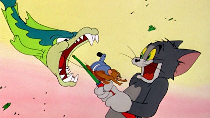 Tom und Jerry Tom fischt sich Ärger