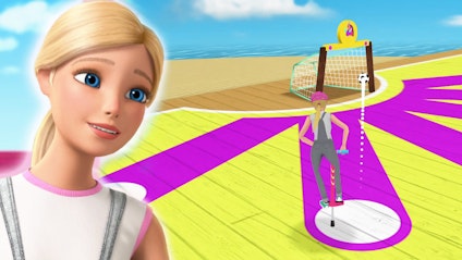 Barbie Pogostick Spaß