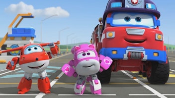 Super Wings Jett das Stuntflugzeug