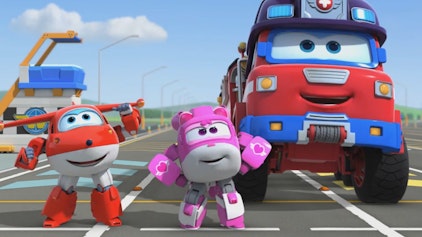 Super Wings Jett das Stuntflugzeug