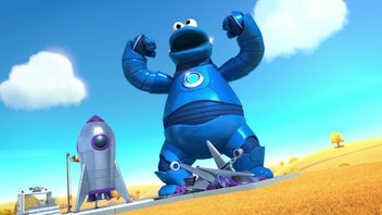 Sesame Street's Mecha Builders Gib nicht auf, Zee!