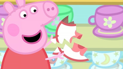 Peppa Pig Herr Bulle im Porzellanladen
