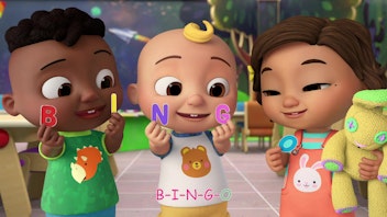 CoComelon Bingos erster Schultag