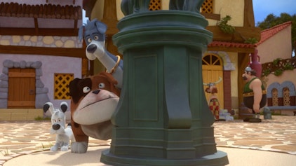 Idefix und die Unbeugsamen Flieg, Hinkelstein, flieg