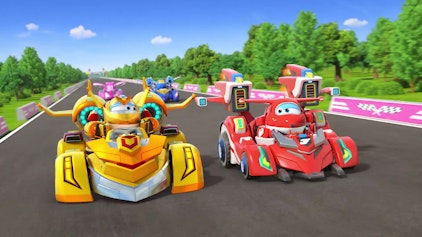 Super Wings Das Super Wings Autorennen