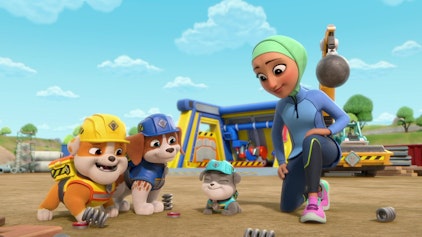 Rubble & Crew Die Crew baut für Motor Spielzeug