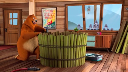 Grizzy & die Lemminge - Kurze Clips Bambusbauten