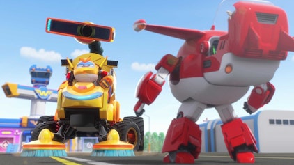 Super Wings Die Super-sauber-Pet-Mission