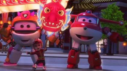 Super Wings Himmelsdrachen-Tanz