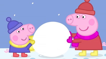 Peppa Pig Schnee