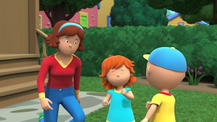 Caillou Caillou kann sich nicht trennen