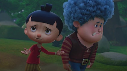 Pinocchio im Zauberdorf Im tiefen, dunklen Wald