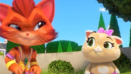 44 Cats Das Korbknäuelball-Spiel