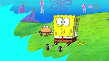 SpongeBob Schwammkopf Krabbenburger sind zum Essen da