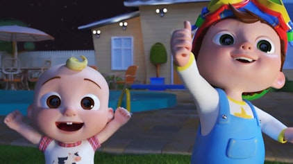 CoComelon Übernachtung im Zelt