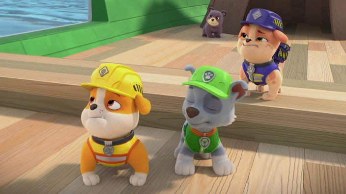 Rubble & Crew Die Crew und Rocky bauen eine Bäreninsel