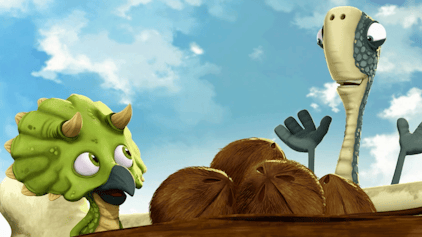 Gigantosaurus Eine klebrige Angelegenheit