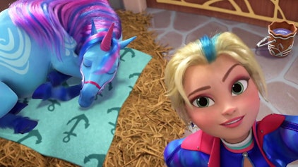 Kurze Geschichten aus der Unicorn Academy Isabels Vlog: Mein Training mit River