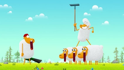 Karate Schaf Das neue Spielzeug