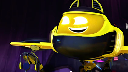 Batwheels Batwing und die Netze