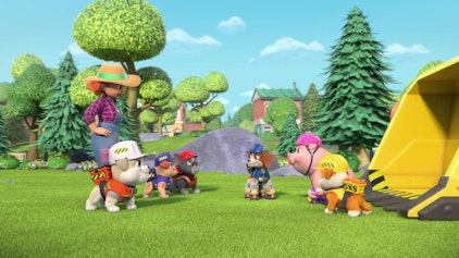 Rubble & Crew Die Crew baut eine Rollschuhbahn