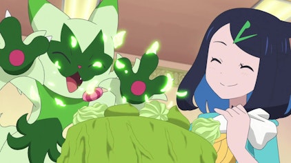 Pokémon Horizonte: Die Serie Liko und Feliospa, mit Herz bei der Sache!