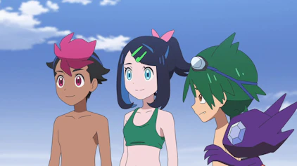 Pokémon Horizonte: Die Serie Wellenreiten