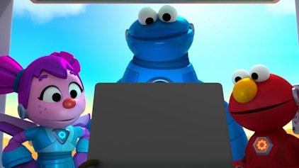 Sesame Street's Mecha Builders Superklebriger Superkleber