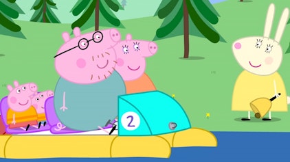 Peppa Pig Bootfahren