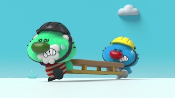 Oggy Oggy Das Schlittenrennen