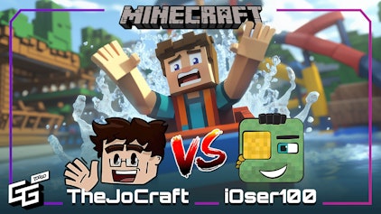 Minecraft Krasse Wildwasserbahn TheJoCraft vs iOser100 | Battle Park 3