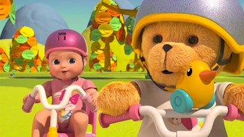BABY born Radfahren